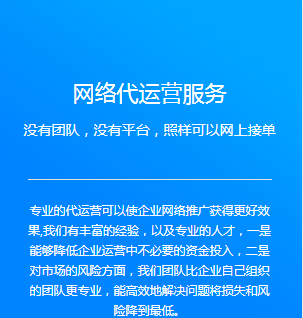 海东网络代运营